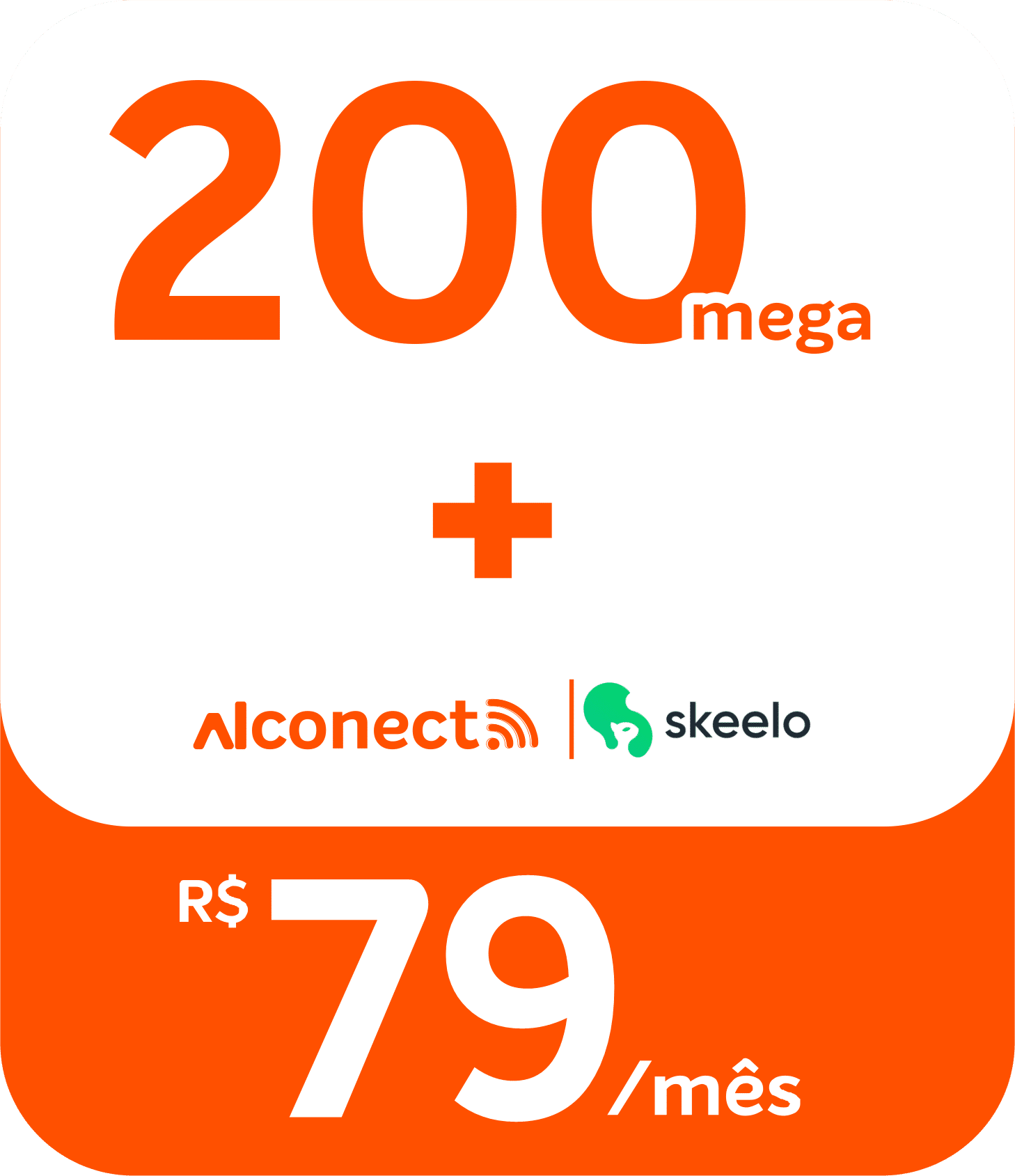 ALCONECT 200 MB R$ 79,00